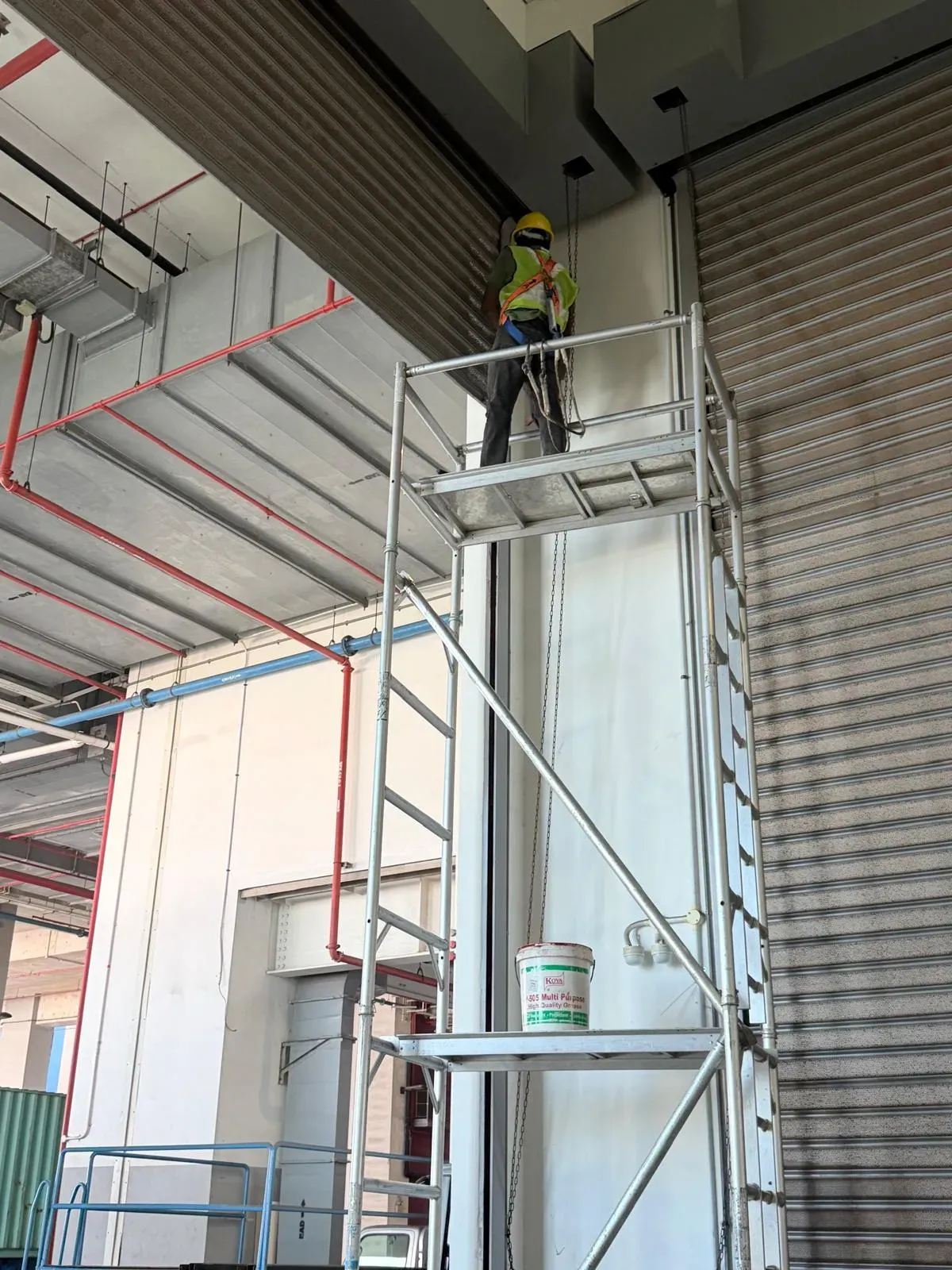 Servicing of 3 Nos. Roller Shutters